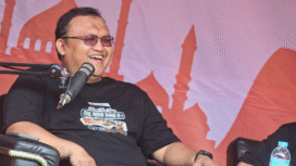 Sekretaris Jenderal PKS Muhammad Kholid di panggung Live Podcast 