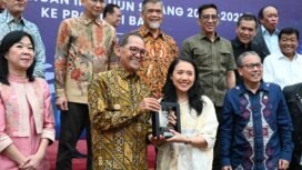 Anggota Komisi XI DPR RI Puteri Komarudin dalam Kunjungan Kerja Reses Komisi XI DPR RI ke Kantor Perwakilan Bank Indonesia Provinsi Bali pada Rabu (28/05/2025). Foto : Ist/Andri