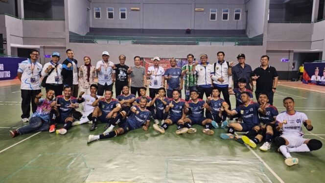 
					Tim Futsal Pemprov Lampung Bantai Setjen KPU 10–0 di Bapor Korpri 2025